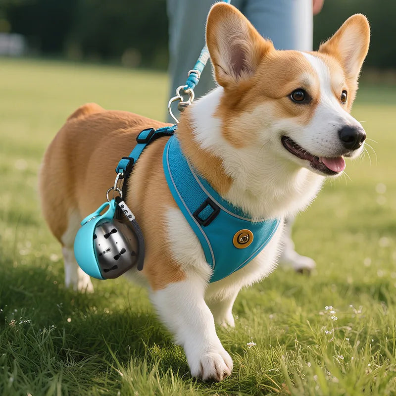 Portable leak-proof dog travel water bottle for outdoor walking