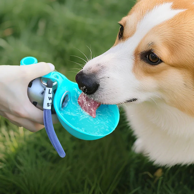 Portable leak-proof dog travel water bottle for outdoor walking