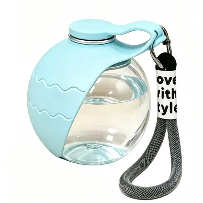 Portable leak-proof dog travel water bottle for outdoor walking