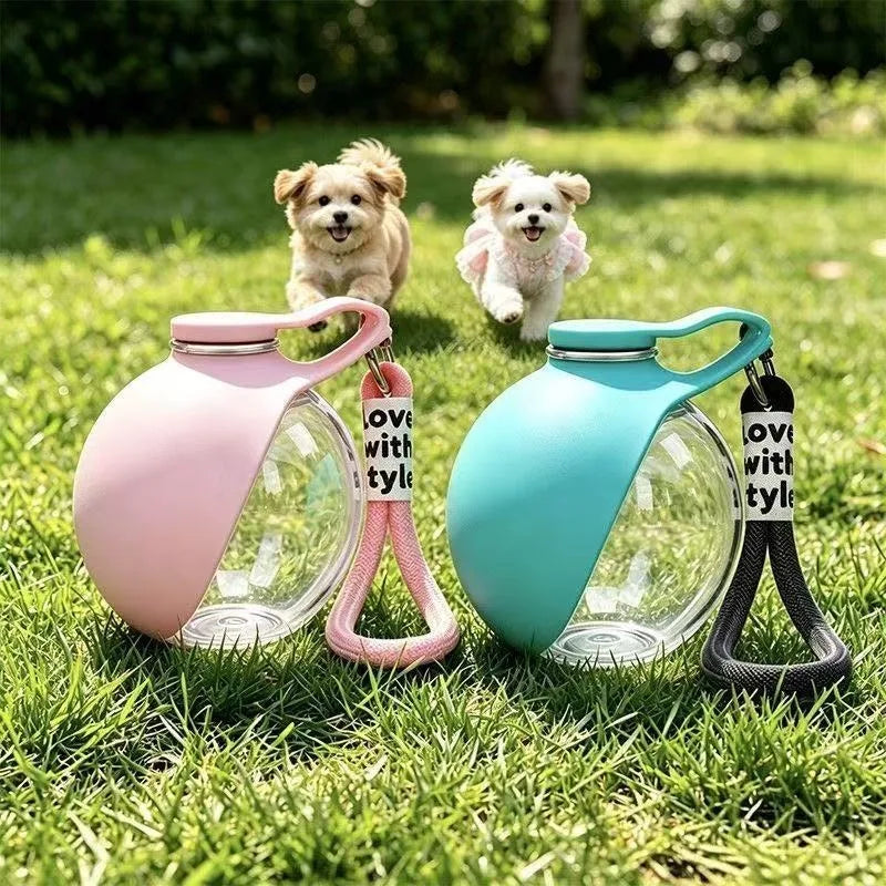 Portable Dog Water Bottle with Travel Bowl